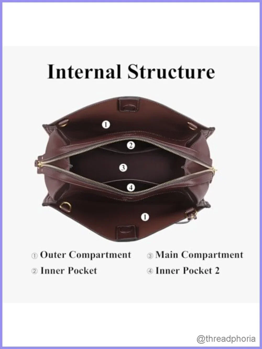 Vintage PU Leather Shoulder Bag Hobo Tote Lock Multi-Pocket Work Bag